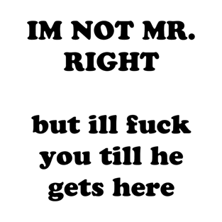 MR RIGHT T-Shirt