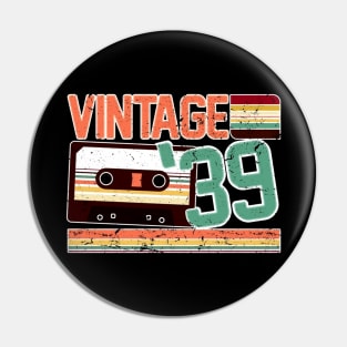 Vintage 1939 Aged To Perfection 80th Birthday Pin