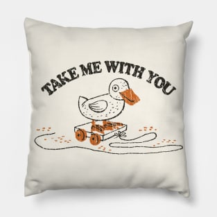 Take Me With You 1964 Pillow