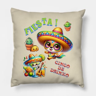 Cinco de Mayo fiesta fun Pillow