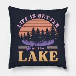 Life is Better at the Lake Pillow