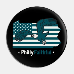 Philly Faithful Philadelphia eagles Pin