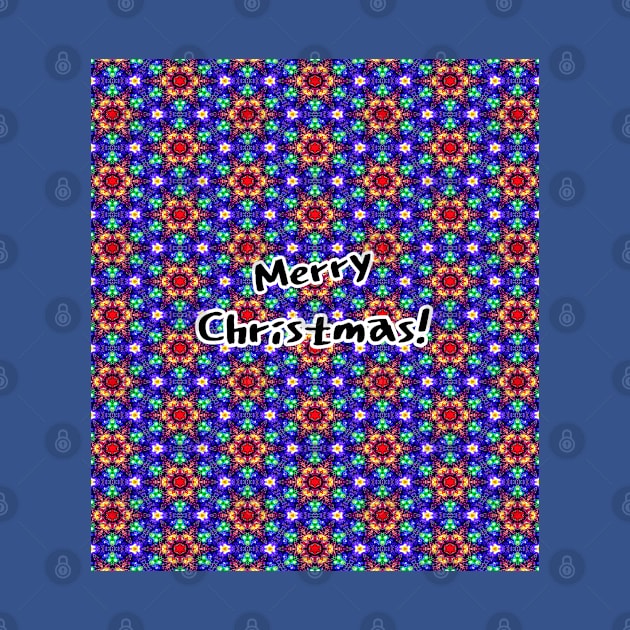 Sparkling Christmas tree pattern. by PatternFlower