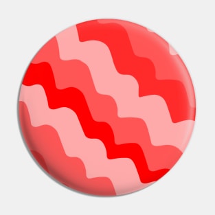 Red wavy ocean waves gradient Pin