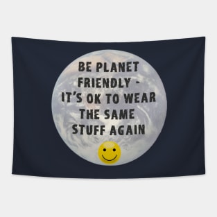 Planet Friendly Sustainable Earth Quote Tapestry