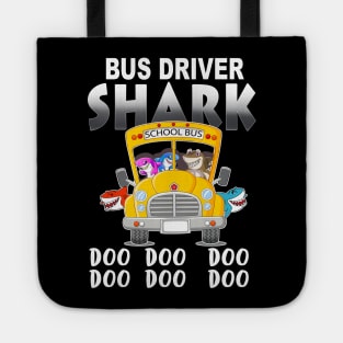 School Bus Driver Shark Tote