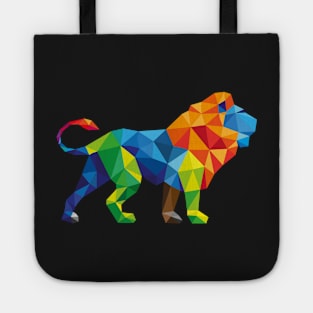 Polygon Lion Tote