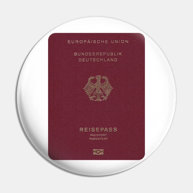 Germany Passport Pin by Islanr