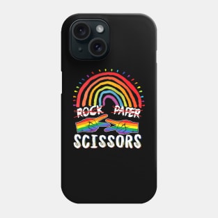 Scissors LGBT-Q Gay Pride Proud Ally  Flag Phone Case