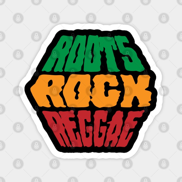 Roots Rock Reggae Magnet by CTShirts