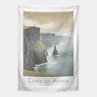 Ireland - Majestic Cliffs of Moher Print Tapestry