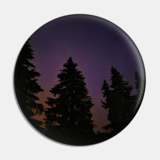 Magical forest at night Pin