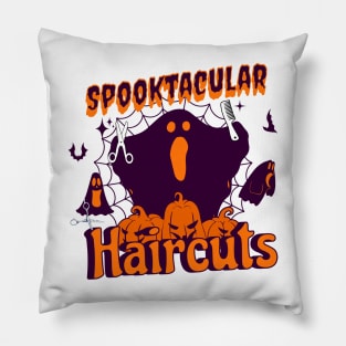 Spooktacular Haircuts Pillow