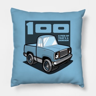 Light Blue - D-100 (1978 - White-Based) Pillow