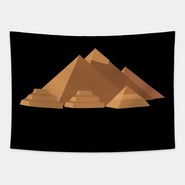 The Great Giza Pyramids Tapestry by holidaystore