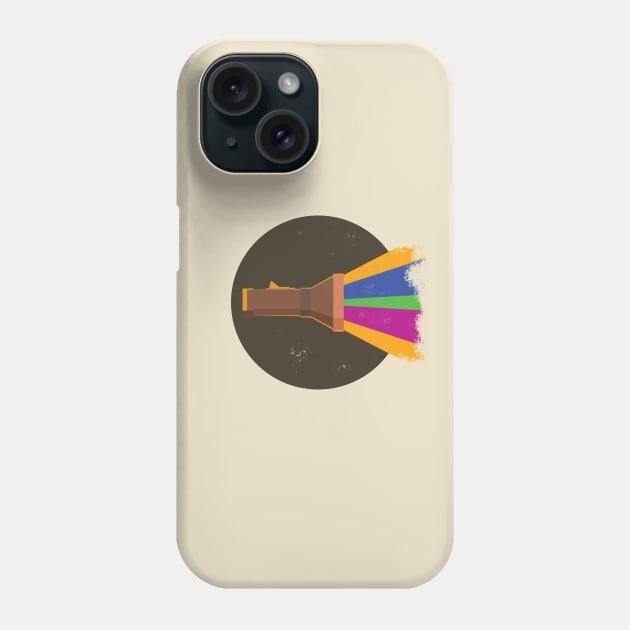 Rainbow Flashlight! Phone Case by PopCycle