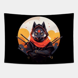 ninja dog Tapestry