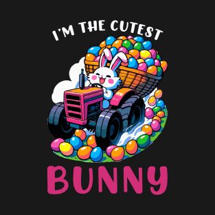 I'm The Cutest Bunny I Easter Bunny Egg Hunting T-Shirt