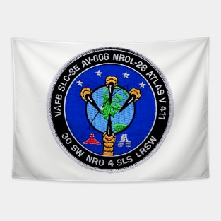 NROL 28 Launch Team Logo Tapestry