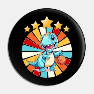 basketball dino - hoops glory Pin