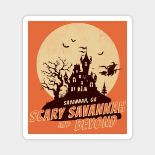 Scary Savannah Witch House Magnet