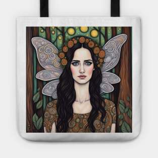 Eva Green as a fairy in the woods Tote