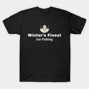 Ice Fishing Pun T-shirt Funny Fisher Gift Fisherman Funny Fishermen Gifts  Fisher Fishing Lover Love Fishing Men's Shirt 