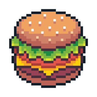 Pixely Burger T-Shirt