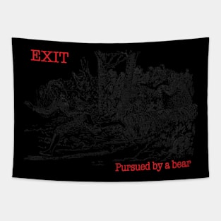 Exit, Pursued by a bear Tapestry