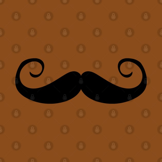 Moustache - Curly (Skin tone E) by helengarvey