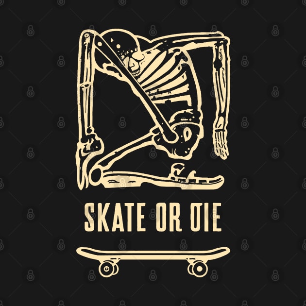 Free Skeleton Skate or Die (sepia) by Monkey Business Bank