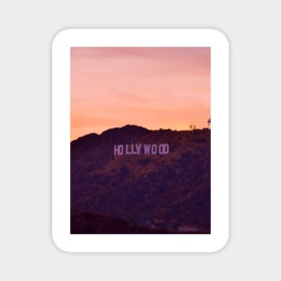 Hollywood sign sunset Magnet