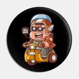 Fat Rider Pin