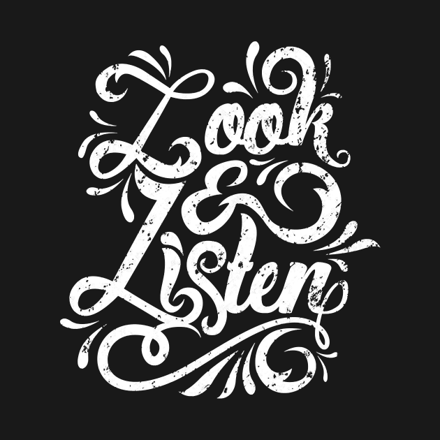 Look & Listen Typography -MFM by western.dudeooles