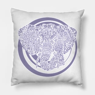 elephant 3 Pillow