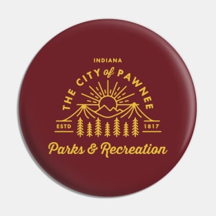 Pawnee Parks & Recreation Pin