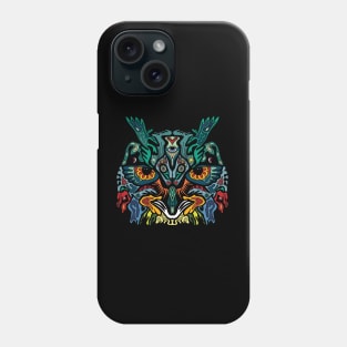 Psychedelic Geometric Owl Totem Phone Case