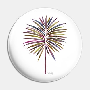 fan palm vintage Pin