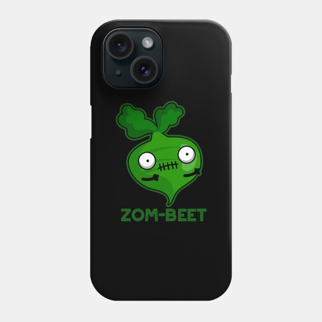 Zom-beet Cute Halloween Zombie Beet Pun Phone Case by punnybone