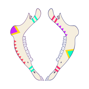 Pastel Deer Jaws T-Shirt