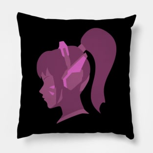Dva's silhouette Pillow