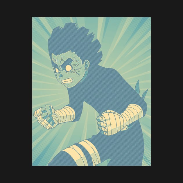 rock lee by DinoZard