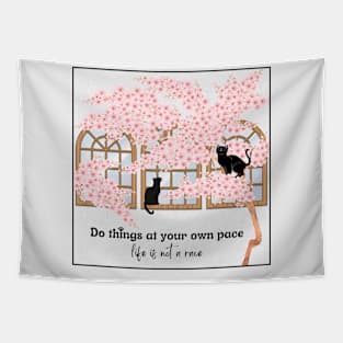 Positive quote Tapestry