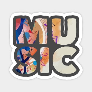 Music Painting Magnet
