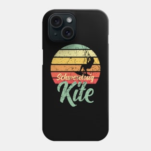 Funny saying kitesurfing vintage kitesurfer Phone Case