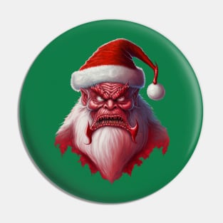 Monster Santa Pin