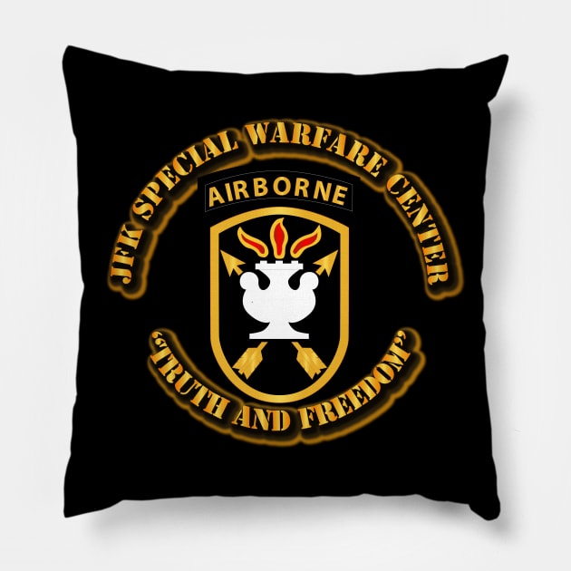 JFK Special Warfare Center Pillow by twix123844