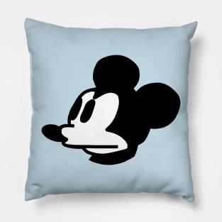 Steamboat Willie Unhappy Mouse Portrait Pillow