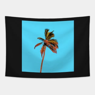 Pixel Palm Tree Tapestry