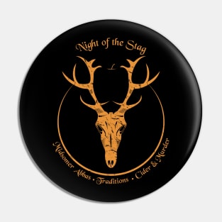 Midsomer Murders - Night of the Stag - orange Pin